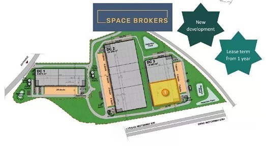 Pronájem skladového prostoru 5672 m² Ostředek