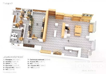 Pronájem obchodního prostoru 170 m² Kutnohorská, Kolín - Kolín IV