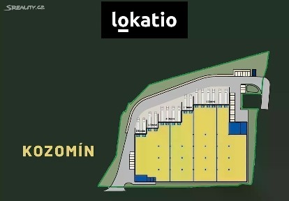 Pronájem skladového prostoru 7420 m² Kozomín