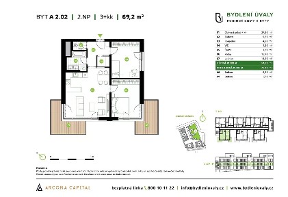 Prodej bytu 3+kk 93 m² Škvorecká, Úvaly