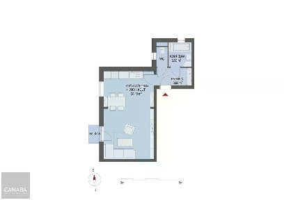 Prodej bytu 1+kk 38 m² Nehvizdy