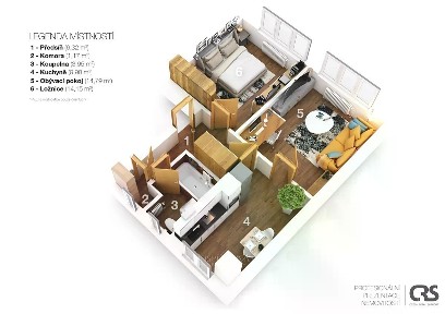 Prodej bytu 2+1 56 m² Julia Fučíka, Beroun - Beroun-Město