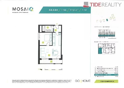 Prodej bytu 2+kk 54 m² Beroun