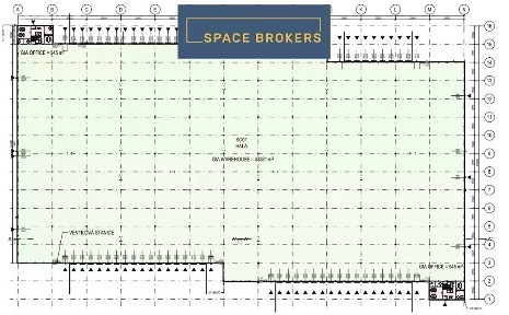 Pronájem skladového prostoru 4300 m² Lužec nad Vltavou