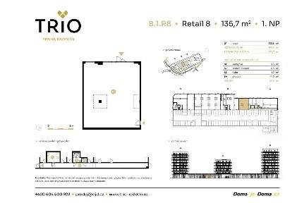 Prodej obchodního prostoru 131 m² náměstí Osvoboditelů, Praha - Radotín