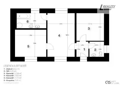 Pronájem kanceláře 60 m² Mixova, Příbram - Příbram III