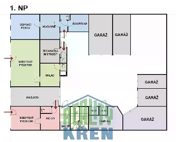 Prodej činžovního domu 800 m² Klapkova, Praha - Kobylisy
