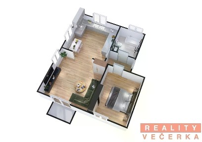 Prodej bytu 2+1 50 m² Gorkého, Příbram - Příbram IV