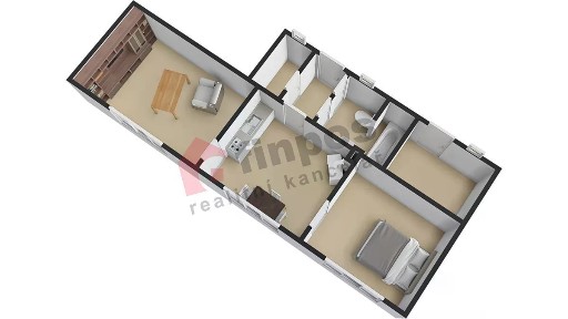 Prodej bytu 2+1 47 m² T. G. Masaryka, Městec Králové