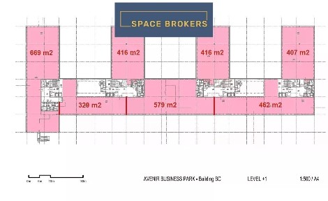 Pronájem kanceláře 436 m² Radlická, Praha - Jinonice