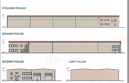 Pronájem skladového prostoru 3500 m² Úvaly