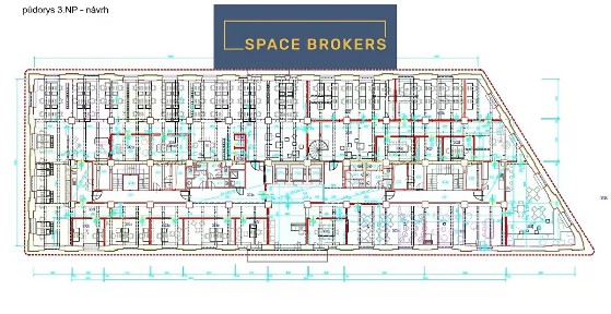 Pronájem kanceláře 620 m² Jankovcova, Praha - Holešovice