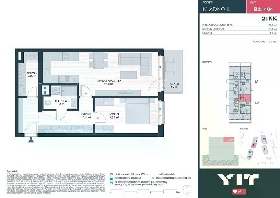 Prodej bytu 2+kk 60 m² Ke Stadionu, Kladno