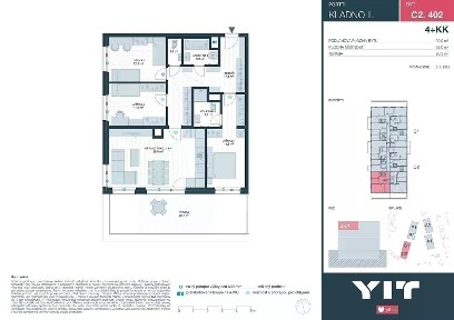 Prodej bytu 4+kk 92 m² Ke Stadionu, Kladno