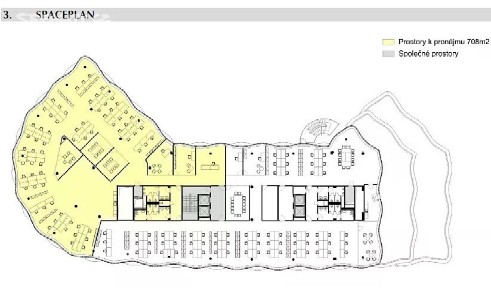 Pronájem kanceláře 700 m² Českomoravská, Praha - Libeň