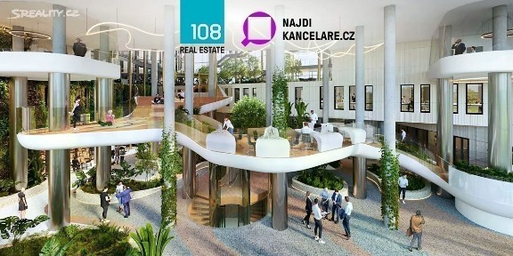 Pronájem kanceláře 2586 m² Karolinská, Praha - Karlín