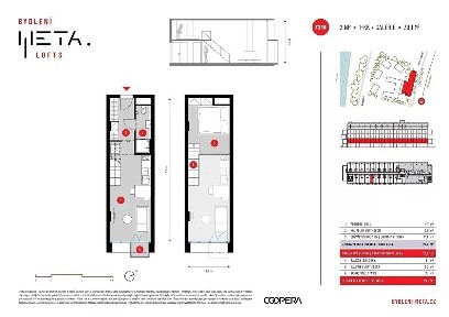 Prodej bytu 1+kk 39 m² Modřanská, Praha - Modřany