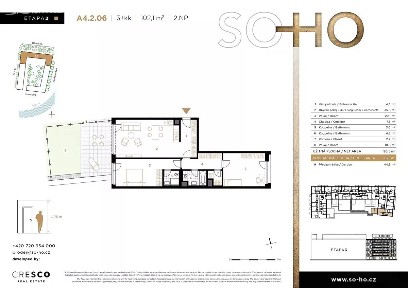 Prodej bytu 3+kk 102 m² Jankovcova, Praha - Holešovice
