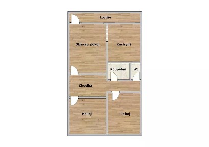 Prodej bytu 3+1 66 m² Bernolákova, Praha - Krč