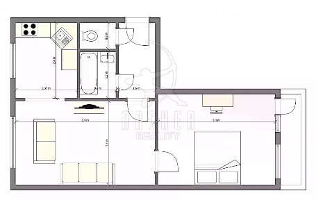 Prodej bytu 2+1 60 m² V bytovkách, Praha - Uhříněves