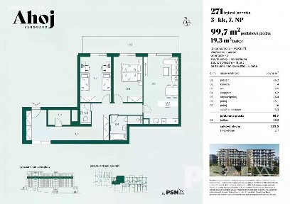 Prodej bytu 3+kk 100 m² Československého exilu, Praha - Modřany