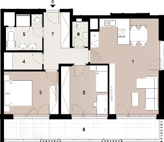 Prodej bytu 4+kk 93 m² Makovská, Praha - Dolní Počernice