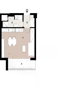Prodej bytu 1+kk 34 m² Štichova, Praha - Háje