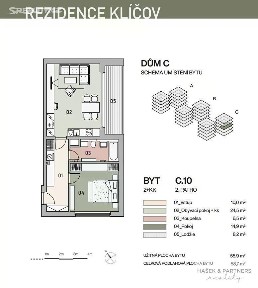 Prodej bytu 2+kk 59 m² Praha - Vysočany