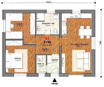 Prodej rodinného domu 65 m², pozemek 650 m² Trnková, Senomaty
