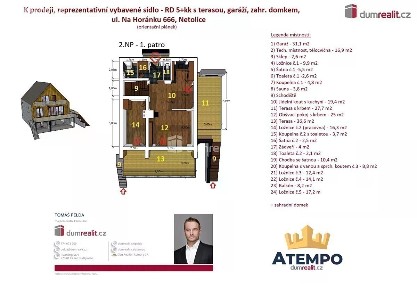 Prodej rodinného domu 286 m², pozemek 601 m² Na Horánku, Netolice