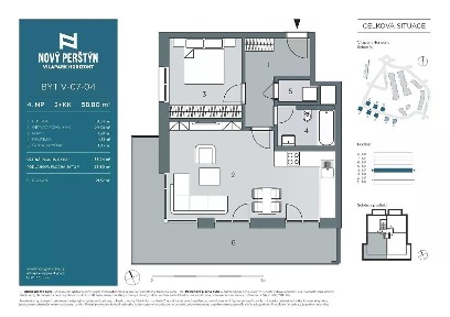 Prodej bytu 2+kk 56 m² Na Perštýně, Liberec - Liberec IV-Perštýn