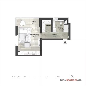 Prodej bytu 1+kk 37 m² Polní, Liberec - Liberec XII-Staré Pavlovice