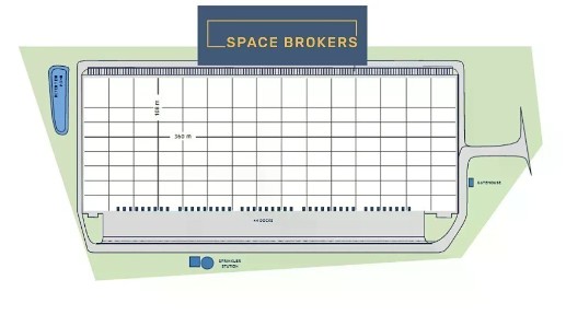 Pronájem skladového prostoru 39500 m² Nýřany