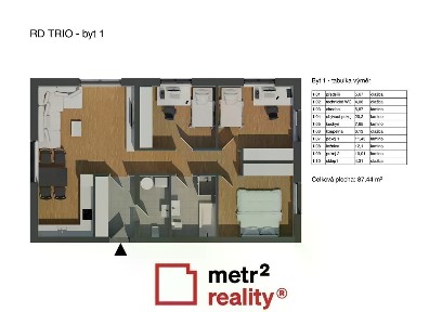 Prodej bytu 4+kk 87 m² Uničov