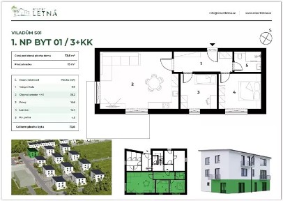 Prodej bytu 3+kk 82 m² Karlovy Vary - Stará Role