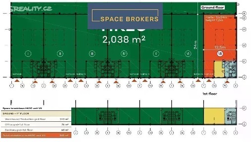 Pronájem skladového prostoru 379 m² Bratří Štefanů, Hradec Králové - Slezské Předměstí