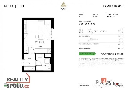 Prodej bytu 1+kk 39 m² Měděná, Plzeň - Jižní Předměstí