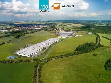 Pronájem skladového prostoru 20310 m² Podbořany - Hlubany