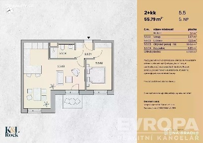 Prodej bytu 2+kk 57 m² Na Bradle, Světlá nad Sázavou