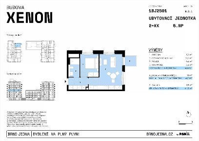 Prodej bytu 2+kk 47 m² Plynárenská, Brno - Zábrdovice
