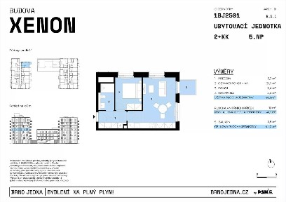 Prodej bytu 2+kk 47 m² Plynárenská, Brno - Zábrdovice