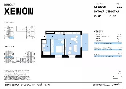 Prodej bytu 2+kk 47 m² Plynárenská, Brno - Zábrdovice
