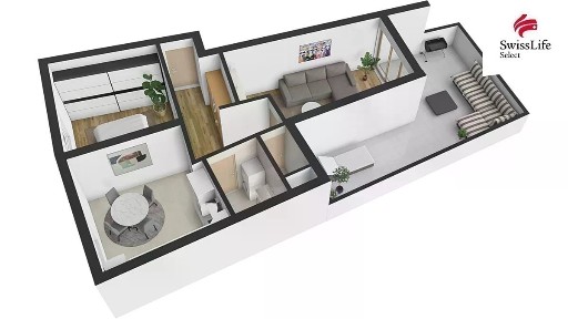 Prodej bytu 2+1 60 m² Lučiny, Brno - Slatina