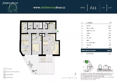 Prodej bytu 3+kk 95 m² Střížkovská, Praha - Střížkov