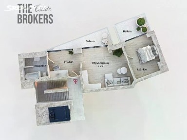 Prodej bytu 2+kk 52 m² U hotelu, Praha - Suchdol