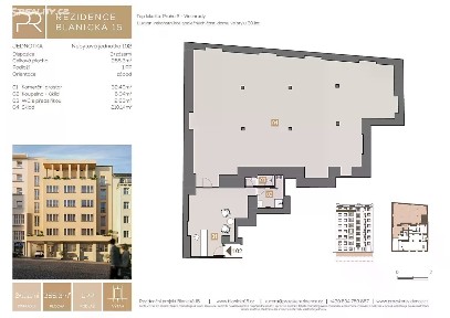 Prodej komerční nemovitosti 255 m² Blanická, Praha - Vinohrady