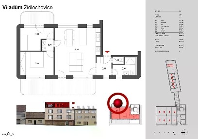Prodej bytu 3+kk 70 m² Židlochovice
