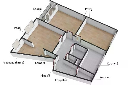 Prodej bytu 3+1 86 m² Manětínská, Plzeň - Bolevec