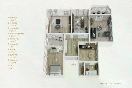 Prodej bytu 4+1 128 m² Brožíkova, Karlovy Vary