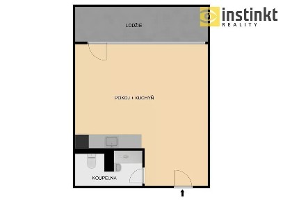 Prodej bytu 1+kk 27 m² Sokolovská, Plzeň - Bolevec